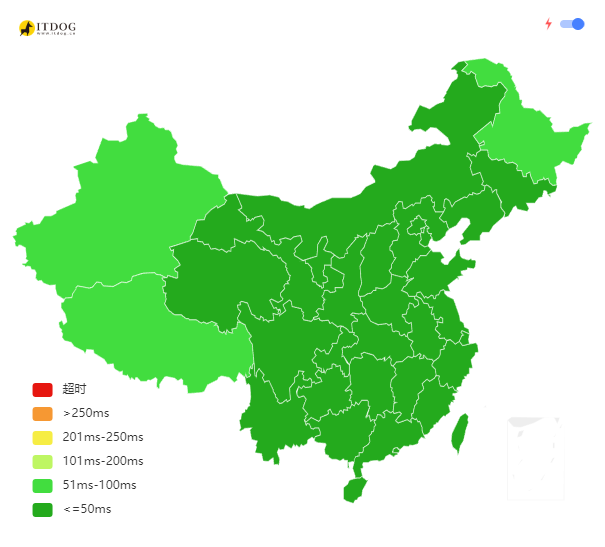 广东广州BGP云服务器租用全国ping延迟数据