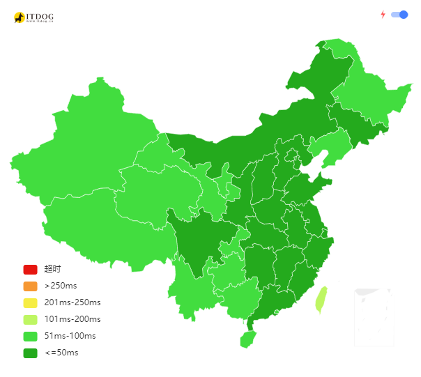韩国首尔BGP云服务器租用全国ping延迟数据