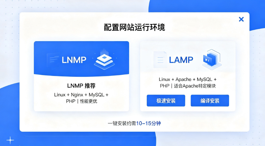 宝塔面板配置网站运行环境