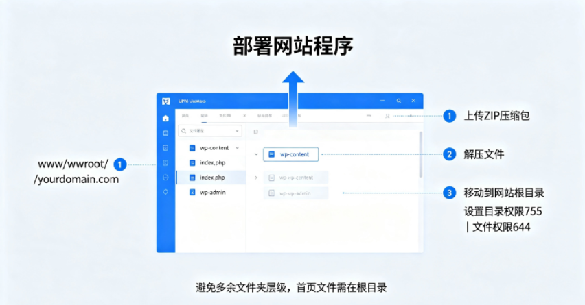 宝塔面板部署网站程序