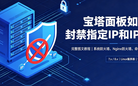 宝塔面板如何封禁指定IP和IP段：详细图文教程（系统防火墙/Nginx）
