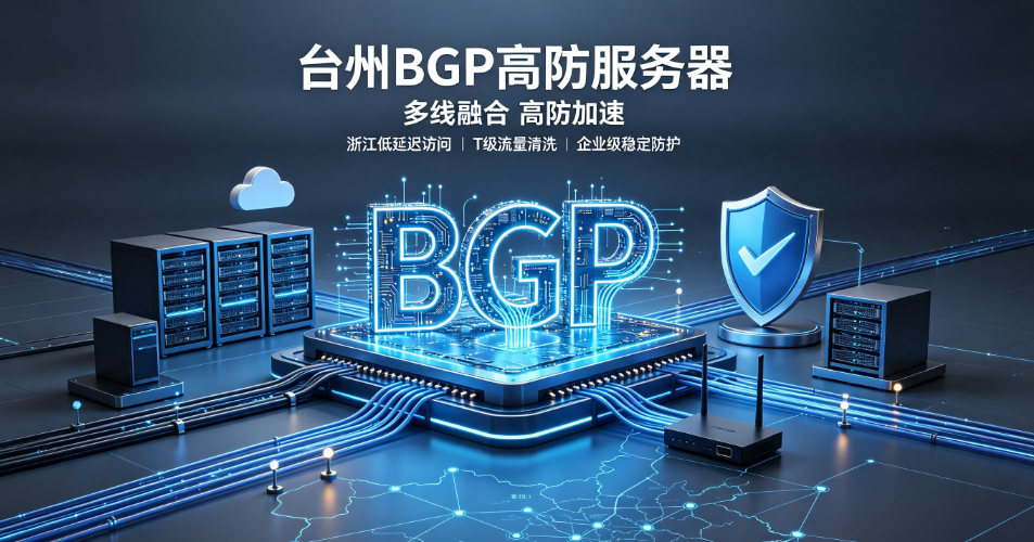 台州 BGP 高防服务器|浙江本地多线高防机房,政企游戏电商专用抗攻击主机